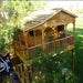 Cedarshed - Farmhouse Shed Kit - Top View of Farmhouse Constructed to be a Treehouse