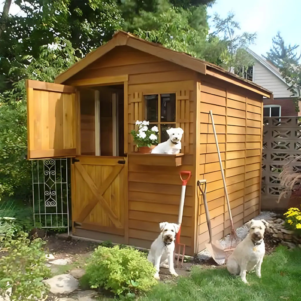 Cedarshed Farmhouse Shed Kit - FH1612, image size:1024x1024