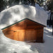 Cedarshed - Rancher Large Shed Kit and Storage Solution - Buried Under Snow