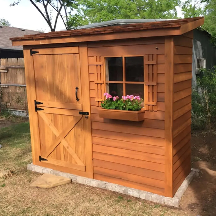 Cedarshed - Lean To Bayside - Fully Assembled