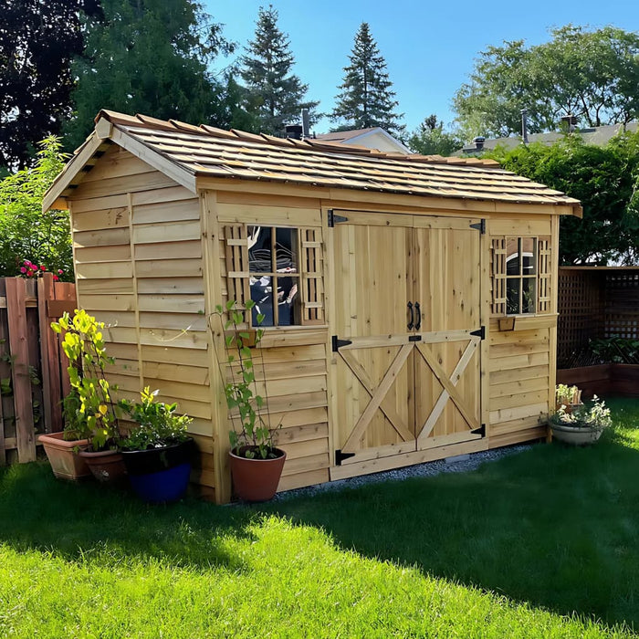 Cedarshed - Longhouse Backyard Storage Shed Garden