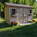Cedarshed - Longhouse Gable Style Double Door Shed Kit - Full View