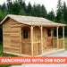Cedarshed Ranchhouse Prefab Cottage Kit - with OSB Roof
