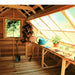 Cedarshed - Sunhouse Cedar Greenhouse - with Gardening Equpiments and Plants