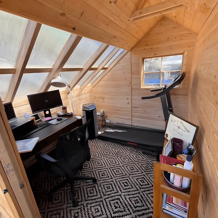 Cedarshed - Sunhouse Cedar Greenhouse - Customize as Mini Office