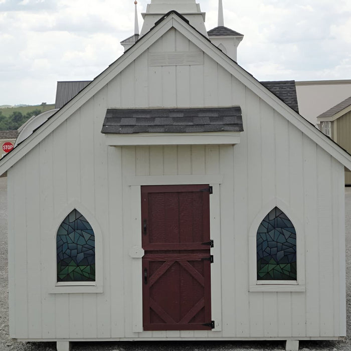 Little Cottage Company - Little Cottage Chapel Playhouse Kit - Dutch Door