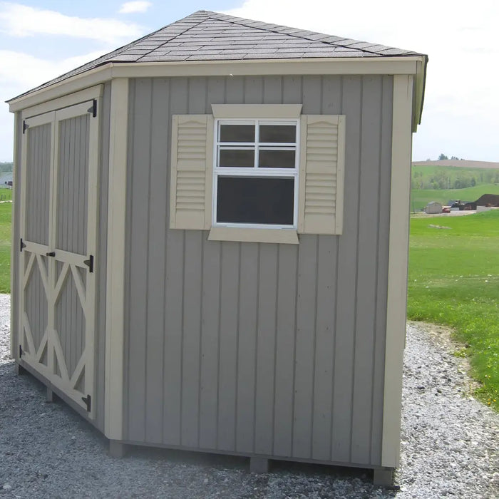 Little Cottage Company - Classic Five-Corner 10x10 Shed Kit - Right Angle