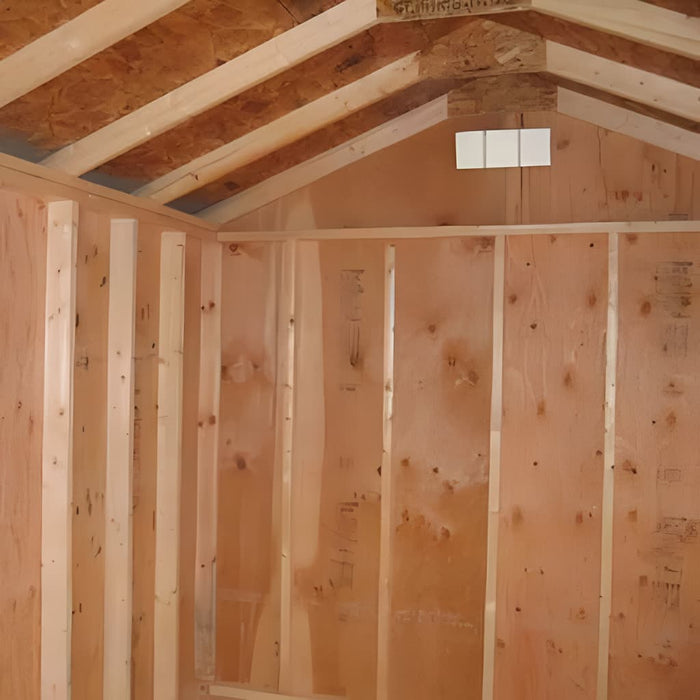 Little Cottage Company - Classic Gable Storage Shed Kit - Interior