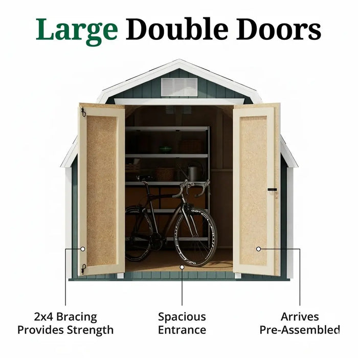 Little Cottage Co. Classic 4' Gambrel Barn Shed Kit