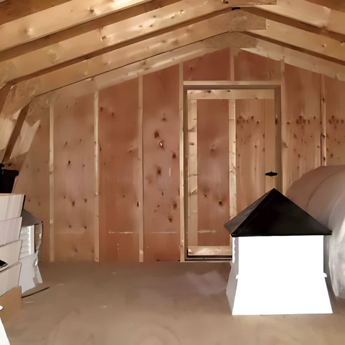 Little Cottage Company - Classic Gambrel Barn 6 Sidewall Kit - Inside View