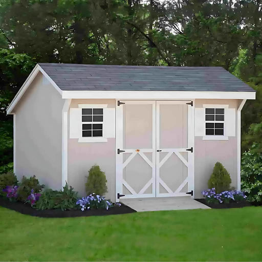 Little Cottage Company - Classic Saltbox Shed Kit - View
