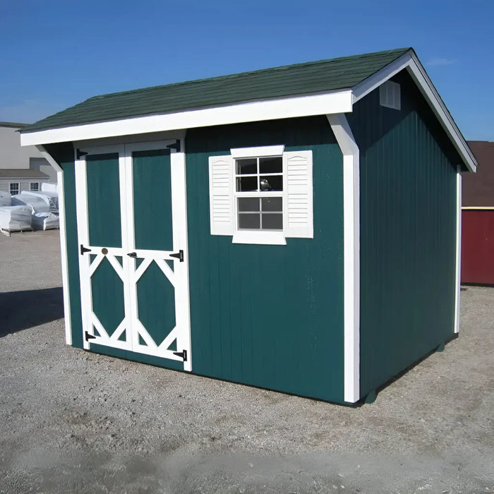 Little Cottage Company - Classic Saltbox Shed Kit - Green