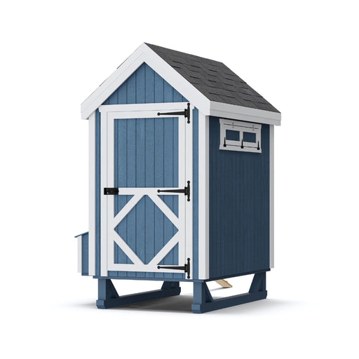 Little Cottage Company - Colonial Barn Chicken Coop - Blue