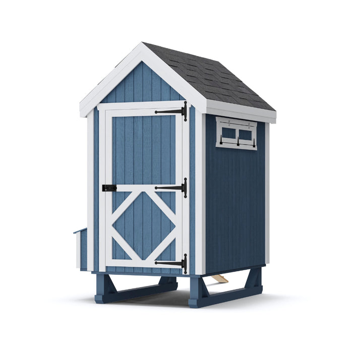 Little Cottage Company - Colonial Barn Chicken Coop - Blue