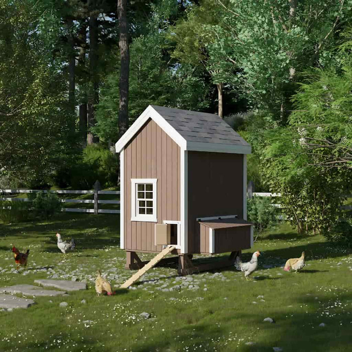Little Cottage Company - Colonial Barn Chicken Coop - with Nesting