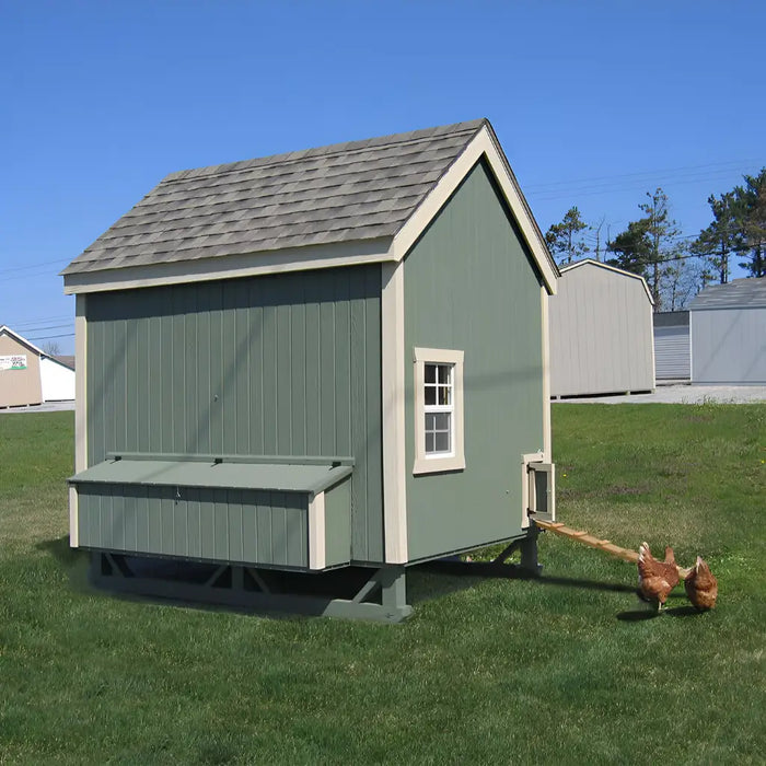 Little Cottage Company - Colonial Gable Chicken Coop Kit - Side