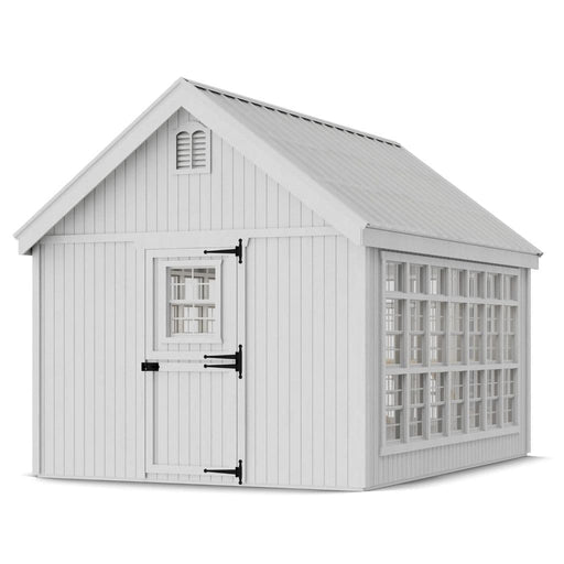 Little Cottage Co. 10x14 Colonial Gable Greenhouse exterior view