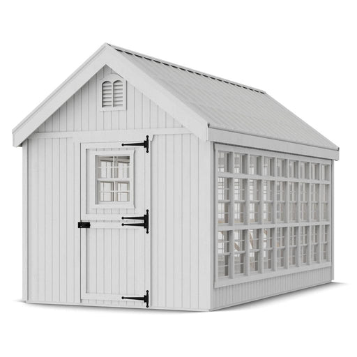 Little Cottage Co. 8x16 Colonial Gable Greenhouse exterior view