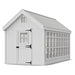 Little Cottage Co. 8x16 Colonial Gable Greenhouse exterior view