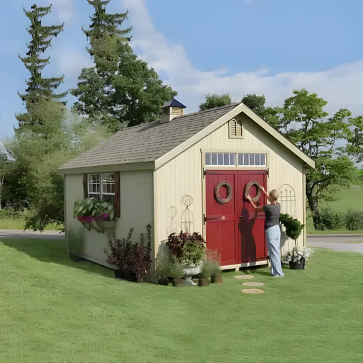 Little Cottage Company - Colonial Williamsburg Storage Shed Kit - Full View