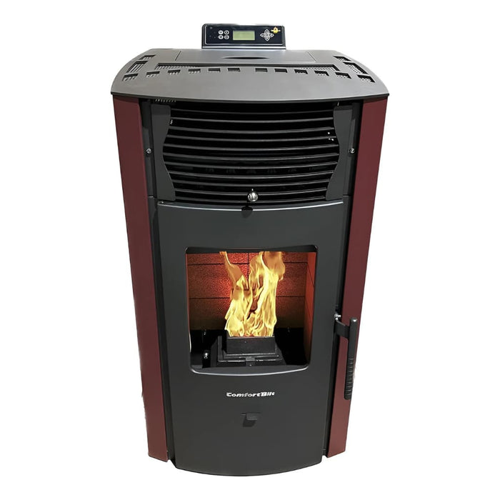 ComfortBilt - HP50S Burgundy Pellet Stove - Top View