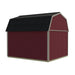 Craftsman's Cove 10x12 gable-door shed rear and side view