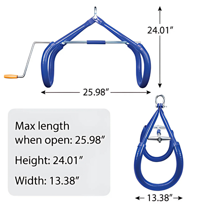Coburn Cushion Cow Hiplift - Measurement