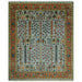 Full rectangular rug cutout with a dense all-over Tree of Life and floral pattern