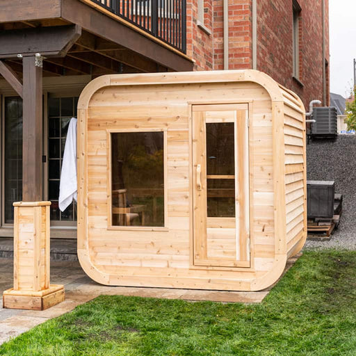 Dundalk - Canadian Timber Luna Outdoor Sauna CTC22LU - Overview