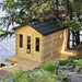Canadian Timber Georgian Cabin Sauna with Changeroom - Overview
