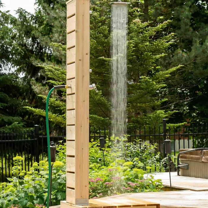 Dundalk - Canadian Timber Sierra Pillar Shower - Host Connected