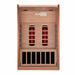 Golden Designs Dynamic Cordoba 2-Person Full Spectrum Infrared Sauna with Near Zero EMF in Canadian Hemlock - Interior