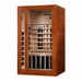 Golden Designs Dynamic Cordoba 2-Person Full Spectrum Infrared Sauna with Near Zero EMF in Canadian Hemlock - Side View