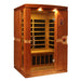 Golden Designs Dynamic Venice Elite 2-Person FAR Infrared Sauna with Ultra Low EMF in Canadian Hemlock - Main