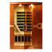 Golden Designs Dynamic Venice 2-Person FAR Infrared Sauna with Low EMF in Canadian Hemlock - Front