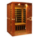 Golden Designs Dynamic Venice 2-Person FAR Infrared Sauna with Low EMF in Canadian Hemlock - Main
