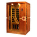 Golden Designs Dynamic Venice 2-Person FAR Infrared Sauna with Low EMF in Canadian Hemlock - Side