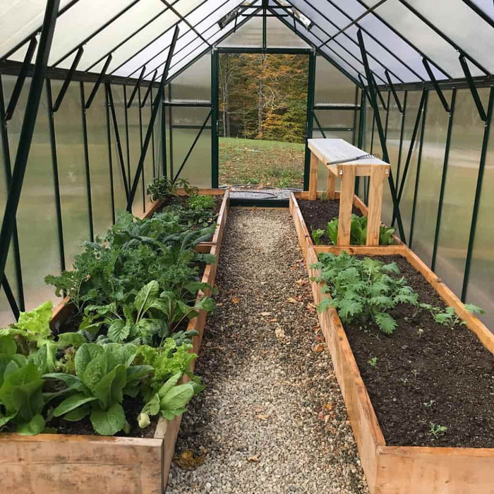 green house planter Element 6 Ft. W x 12 Ft. D Greenhouse Grandio Greenhouses