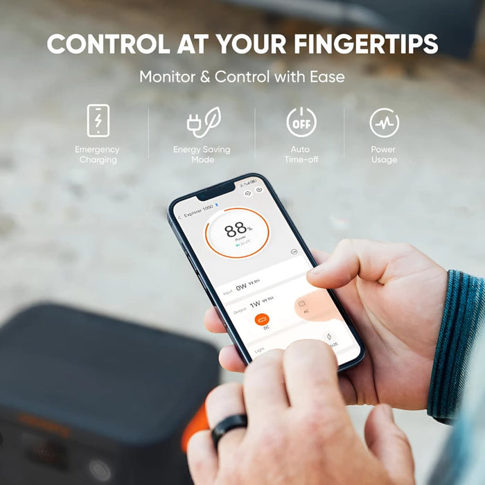 Jackery - Explorer 240 v2 Portable Power Station - Mobile App