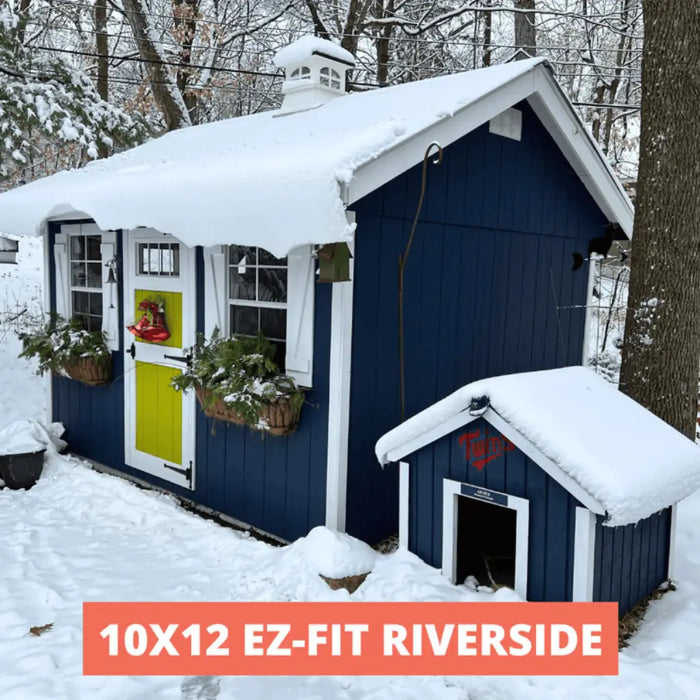 EZ-Fit Riverside Shed Kit - Quick-Ship - Winter
