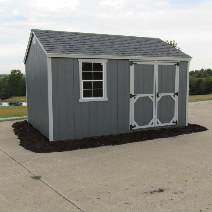 EZ-Fit Craftsman Storage Shed Kit - Front