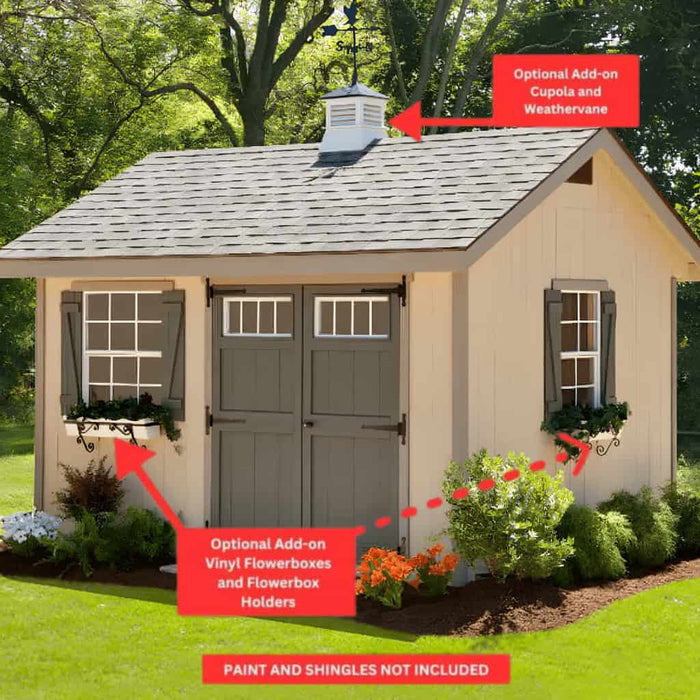 Outdoor Garden Shed | EZ-Fit Heritage Shed Kit
