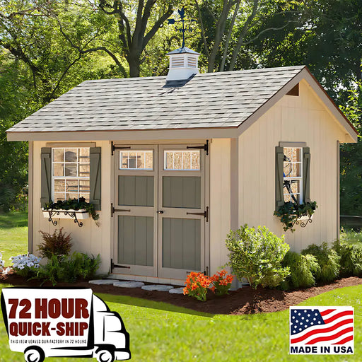 EZ-Fit Heritage Shed Kit - 72 Hour Quick-ship