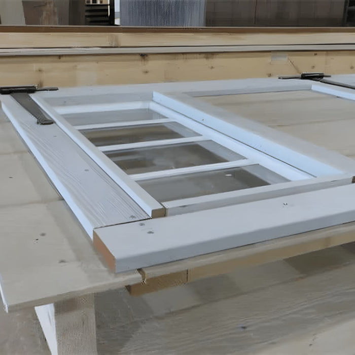 EZ-Fit - Homestead Shed Kit - Quick-Ship - Window on Top of the Door