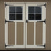 EZ-Fit Woodsman Shed Kit - Double Doors