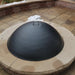 Master Flame Outdoor Round Fire Pit Dome Cover Carbon Steel - Top