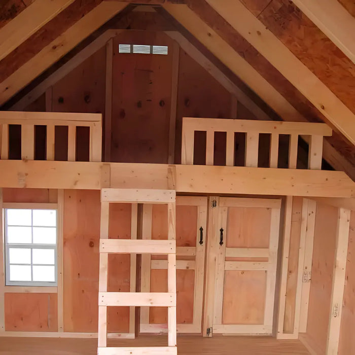 Little Cottage Company - The Firehouse Playhouse Kit - Loft