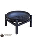 Master Flame Round Fire Pit Bowl with Four Leg Base-Square and Grate