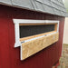 Little Cottage Company - 6x8 Gambrel Barn Chicken Coop - Side Ventilation Open
