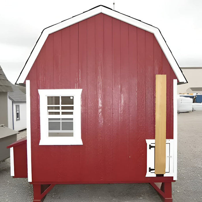 Little Cottage Company - Gambrel Barn Chicken Coop - Window and Ramp